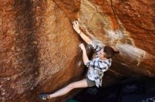 Bouldering in Hueco Tanks on 11/10/2019 with Blue Lizard Climbing and Yoga

Filename: SRM_20191110_1200431.jpg
Aperture: f/5.6
Shutter Speed: 1/320
Body: Canon EOS-1D Mark II
Lens: Canon EF 16-35mm f/2.8 L