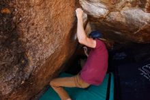 Bouldering in Hueco Tanks on 11/10/2019 with Blue Lizard Climbing and Yoga

Filename: SRM_20191110_1204201.jpg
Aperture: f/5.6
Shutter Speed: 1/320
Body: Canon EOS-1D Mark II
Lens: Canon EF 16-35mm f/2.8 L