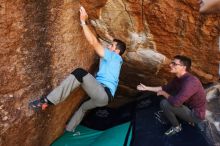 Bouldering in Hueco Tanks on 11/10/2019 with Blue Lizard Climbing and Yoga

Filename: SRM_20191110_1227420.jpg
Aperture: f/5.6
Shutter Speed: 1/250
Body: Canon EOS-1D Mark II
Lens: Canon EF 16-35mm f/2.8 L