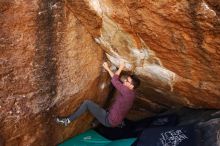 Bouldering in Hueco Tanks on 11/10/2019 with Blue Lizard Climbing and Yoga

Filename: SRM_20191110_1230340.jpg
Aperture: f/5.6
Shutter Speed: 1/250
Body: Canon EOS-1D Mark II
Lens: Canon EF 16-35mm f/2.8 L