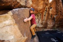 Bouldering in Hueco Tanks on 11/10/2019 with Blue Lizard Climbing and Yoga

Filename: SRM_20191110_1239520.jpg
Aperture: f/5.6
Shutter Speed: 1/250
Body: Canon EOS-1D Mark II
Lens: Canon EF 16-35mm f/2.8 L
