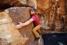 Bouldering in Hueco Tanks on 11/10/2019 with Blue Lizard Climbing and Yoga

Filename: SRM_20191110_1239540.jpg
Aperture: f/5.6
Shutter Speed: 1/250
Body: Canon EOS-1D Mark II
Lens: Canon EF 16-35mm f/2.8 L