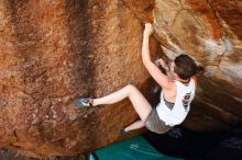 Bouldering in Hueco Tanks on 11/10/2019 with Blue Lizard Climbing and Yoga

Filename: SRM_20191110_1245570.jpg
Aperture: f/5.6
Shutter Speed: 1/250
Body: Canon EOS-1D Mark II
Lens: Canon EF 16-35mm f/2.8 L