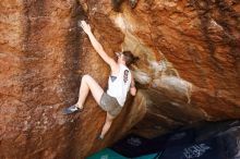 Bouldering in Hueco Tanks on 11/10/2019 with Blue Lizard Climbing and Yoga

Filename: SRM_20191110_1247300.jpg
Aperture: f/5.6
Shutter Speed: 1/250
Body: Canon EOS-1D Mark II
Lens: Canon EF 16-35mm f/2.8 L