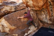 Bouldering in Hueco Tanks on 11/10/2019 with Blue Lizard Climbing and Yoga

Filename: SRM_20191110_1250210.jpg
Aperture: f/5.6
Shutter Speed: 1/250
Body: Canon EOS-1D Mark II
Lens: Canon EF 16-35mm f/2.8 L