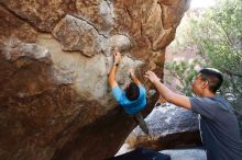 Bouldering in Hueco Tanks on 11/10/2019 with Blue Lizard Climbing and Yoga

Filename: SRM_20191110_1307310.jpg
Aperture: f/4.0
Shutter Speed: 1/250
Body: Canon EOS-1D Mark II
Lens: Canon EF 16-35mm f/2.8 L