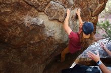 Bouldering in Hueco Tanks on 11/10/2019 with Blue Lizard Climbing and Yoga

Filename: SRM_20191110_1314040.jpg
Aperture: f/4.0
Shutter Speed: 1/250
Body: Canon EOS-1D Mark II
Lens: Canon EF 16-35mm f/2.8 L