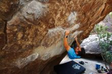 Bouldering in Hueco Tanks on 11/10/2019 with Blue Lizard Climbing and Yoga

Filename: SRM_20191110_1336440.jpg
Aperture: f/4.5
Shutter Speed: 1/250
Body: Canon EOS-1D Mark II
Lens: Canon EF 16-35mm f/2.8 L