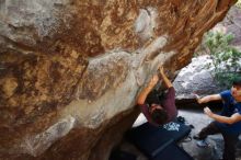 Bouldering in Hueco Tanks on 11/10/2019 with Blue Lizard Climbing and Yoga

Filename: SRM_20191110_1340030.jpg
Aperture: f/4.5
Shutter Speed: 1/250
Body: Canon EOS-1D Mark II
Lens: Canon EF 16-35mm f/2.8 L