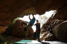 Bouldering in Hueco Tanks on 11/10/2019 with Blue Lizard Climbing and Yoga

Filename: SRM_20191110_1436380.jpg
Aperture: f/5.6
Shutter Speed: 1/1000
Body: Canon EOS-1D Mark II
Lens: Canon EF 16-35mm f/2.8 L