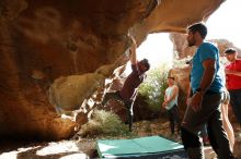 Bouldering in Hueco Tanks on 11/10/2019 with Blue Lizard Climbing and Yoga

Filename: SRM_20191110_1443080.jpg
Aperture: f/5.6
Shutter Speed: 1/160
Body: Canon EOS-1D Mark II
Lens: Canon EF 16-35mm f/2.8 L