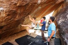 Bouldering in Hueco Tanks on 11/10/2019 with Blue Lizard Climbing and Yoga

Filename: SRM_20191110_1452590.jpg
Aperture: f/4.0
Shutter Speed: 1/320
Body: Canon EOS-1D Mark II
Lens: Canon EF 16-35mm f/2.8 L