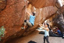 Bouldering in Hueco Tanks on 11/10/2019 with Blue Lizard Climbing and Yoga

Filename: SRM_20191110_1502150.jpg
Aperture: f/4.5
Shutter Speed: 1/320
Body: Canon EOS-1D Mark II
Lens: Canon EF 16-35mm f/2.8 L