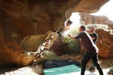 Bouldering in Hueco Tanks on 11/10/2019 with Blue Lizard Climbing and Yoga

Filename: SRM_20191110_1507020.jpg
Aperture: f/5.6
Shutter Speed: 1/250
Body: Canon EOS-1D Mark II
Lens: Canon EF 16-35mm f/2.8 L