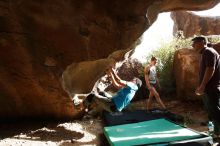 Bouldering in Hueco Tanks on 11/10/2019 with Blue Lizard Climbing and Yoga

Filename: SRM_20191110_1511420.jpg
Aperture: f/5.6
Shutter Speed: 1/320
Body: Canon EOS-1D Mark II
Lens: Canon EF 16-35mm f/2.8 L