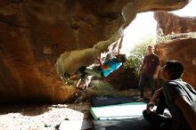 Bouldering in Hueco Tanks on 11/10/2019 with Blue Lizard Climbing and Yoga

Filename: SRM_20191110_1518451.jpg
Aperture: f/5.6
Shutter Speed: 1/500
Body: Canon EOS-1D Mark II
Lens: Canon EF 16-35mm f/2.8 L