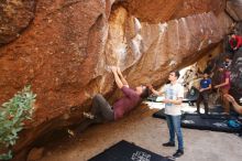 Bouldering in Hueco Tanks on 11/10/2019 with Blue Lizard Climbing and Yoga

Filename: SRM_20191110_1525340.jpg
Aperture: f/4.0
Shutter Speed: 1/250
Body: Canon EOS-1D Mark II
Lens: Canon EF 16-35mm f/2.8 L