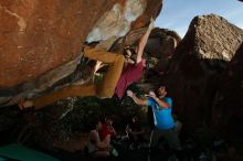Bouldering in Hueco Tanks on 11/10/2019 with Blue Lizard Climbing and Yoga

Filename: SRM_20191110_1647400.jpg
Aperture: f/8.0
Shutter Speed: 1/250
Body: Canon EOS-1D Mark II
Lens: Canon EF 16-35mm f/2.8 L