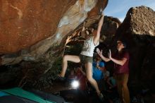 Bouldering in Hueco Tanks on 11/10/2019 with Blue Lizard Climbing and Yoga

Filename: SRM_20191110_1652170.jpg
Aperture: f/8.0
Shutter Speed: 1/250
Body: Canon EOS-1D Mark II
Lens: Canon EF 16-35mm f/2.8 L