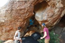 Bouldering in Hueco Tanks on 11/10/2019 with Blue Lizard Climbing and Yoga

Filename: SRM_20191110_1748240.jpg
Aperture: f/2.8
Shutter Speed: 1/125
Body: Canon EOS-1D Mark II
Lens: Canon EF 16-35mm f/2.8 L