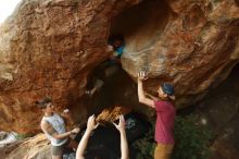 Bouldering in Hueco Tanks on 11/10/2019 with Blue Lizard Climbing and Yoga

Filename: SRM_20191110_1748560.jpg
Aperture: f/2.8
Shutter Speed: 1/320
Body: Canon EOS-1D Mark II
Lens: Canon EF 16-35mm f/2.8 L