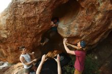 Bouldering in Hueco Tanks on 11/10/2019 with Blue Lizard Climbing and Yoga

Filename: SRM_20191110_1748570.jpg
Aperture: f/2.8
Shutter Speed: 1/320
Body: Canon EOS-1D Mark II
Lens: Canon EF 16-35mm f/2.8 L