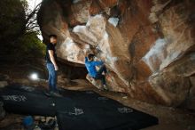 Bouldering in Hueco Tanks on 11/17/2019 with Blue Lizard Climbing and Yoga

Filename: SRM_20191117_1201120.jpg
Aperture: f/8.0
Shutter Speed: 1/250
Body: Canon EOS-1D Mark II
Lens: Canon EF 16-35mm f/2.8 L