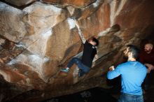 Bouldering in Hueco Tanks on 11/17/2019 with Blue Lizard Climbing and Yoga

Filename: SRM_20191117_1223050.jpg
Aperture: f/8.0
Shutter Speed: 1/250
Body: Canon EOS-1D Mark II
Lens: Canon EF 16-35mm f/2.8 L