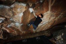 Bouldering in Hueco Tanks on 11/17/2019 with Blue Lizard Climbing and Yoga

Filename: SRM_20191117_1226060.jpg
Aperture: f/8.0
Shutter Speed: 1/250
Body: Canon EOS-1D Mark II
Lens: Canon EF 16-35mm f/2.8 L