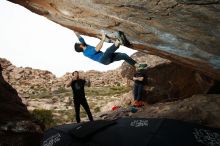 Bouldering in Hueco Tanks on 11/17/2019 with Blue Lizard Climbing and Yoga

Filename: SRM_20191117_1302380.jpg
Aperture: f/7.1
Shutter Speed: 1/250
Body: Canon EOS-1D Mark II
Lens: Canon EF 16-35mm f/2.8 L