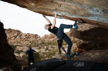 Bouldering in Hueco Tanks on 11/17/2019 with Blue Lizard Climbing and Yoga

Filename: SRM_20191117_1307260.jpg
Aperture: f/8.0
Shutter Speed: 1/250
Body: Canon EOS-1D Mark II
Lens: Canon EF 16-35mm f/2.8 L