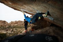 Bouldering in Hueco Tanks on 11/17/2019 with Blue Lizard Climbing and Yoga

Filename: SRM_20191117_1311550.jpg
Aperture: f/8.0
Shutter Speed: 1/250
Body: Canon EOS-1D Mark II
Lens: Canon EF 16-35mm f/2.8 L