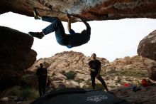 Bouldering in Hueco Tanks on 11/17/2019 with Blue Lizard Climbing and Yoga

Filename: SRM_20191117_1313080.jpg
Aperture: f/8.0
Shutter Speed: 1/250
Body: Canon EOS-1D Mark II
Lens: Canon EF 16-35mm f/2.8 L