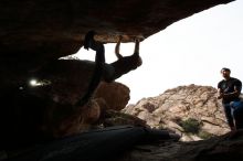 Bouldering in Hueco Tanks on 11/17/2019 with Blue Lizard Climbing and Yoga

Filename: SRM_20191117_1346430.jpg
Aperture: f/8.0
Shutter Speed: 1/200
Body: Canon EOS-1D Mark II
Lens: Canon EF 16-35mm f/2.8 L