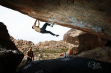 Bouldering in Hueco Tanks on 11/17/2019 with Blue Lizard Climbing and Yoga

Filename: SRM_20191117_1351130.jpg
Aperture: f/8.0
Shutter Speed: 1/250
Body: Canon EOS-1D Mark II
Lens: Canon EF 16-35mm f/2.8 L