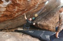 Bouldering in Hueco Tanks on 11/17/2019 with Blue Lizard Climbing and Yoga

Filename: SRM_20191117_1352180.jpg
Aperture: f/8.0
Shutter Speed: 1/250
Body: Canon EOS-1D Mark II
Lens: Canon EF 16-35mm f/2.8 L