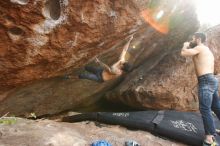 Bouldering in Hueco Tanks on 11/17/2019 with Blue Lizard Climbing and Yoga

Filename: SRM_20191117_1357320.jpg
Aperture: f/8.0
Shutter Speed: 1/250
Body: Canon EOS-1D Mark II
Lens: Canon EF 16-35mm f/2.8 L