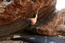 Bouldering in Hueco Tanks on 11/17/2019 with Blue Lizard Climbing and Yoga

Filename: SRM_20191117_1400390.jpg
Aperture: f/8.0
Shutter Speed: 1/250
Body: Canon EOS-1D Mark II
Lens: Canon EF 16-35mm f/2.8 L