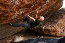 Bouldering in Hueco Tanks on 11/17/2019 with Blue Lizard Climbing and Yoga

Filename: SRM_20191117_1419160.jpg
Aperture: f/8.0
Shutter Speed: 1/250
Body: Canon EOS-1D Mark II
Lens: Canon EF 16-35mm f/2.8 L