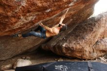 Bouldering in Hueco Tanks on 11/17/2019 with Blue Lizard Climbing and Yoga

Filename: SRM_20191117_1422220.jpg
Aperture: f/8.0
Shutter Speed: 1/250
Body: Canon EOS-1D Mark II
Lens: Canon EF 16-35mm f/2.8 L