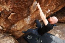 Bouldering in Hueco Tanks on 11/17/2019 with Blue Lizard Climbing and Yoga

Filename: SRM_20191117_1428490.jpg
Aperture: f/8.0
Shutter Speed: 1/250
Body: Canon EOS-1D Mark II
Lens: Canon EF 16-35mm f/2.8 L