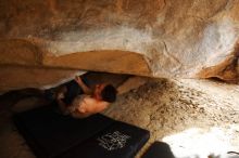 Bouldering in Hueco Tanks on 11/17/2019 with Blue Lizard Climbing and Yoga

Filename: SRM_20191117_1438240.jpg
Aperture: f/2.8
Shutter Speed: 1/400
Body: Canon EOS-1D Mark II
Lens: Canon EF 16-35mm f/2.8 L