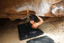 Bouldering in Hueco Tanks on 11/17/2019 with Blue Lizard Climbing and Yoga

Filename: SRM_20191117_1504530.jpg
Aperture: f/2.8
Shutter Speed: 1/250
Body: Canon EOS-1D Mark II
Lens: Canon EF 16-35mm f/2.8 L