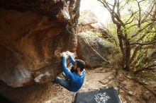 Bouldering in Hueco Tanks on 11/17/2019 with Blue Lizard Climbing and Yoga

Filename: SRM_20191117_1514180.jpg
Aperture: f/5.6
Shutter Speed: 1/250
Body: Canon EOS-1D Mark II
Lens: Canon EF 16-35mm f/2.8 L