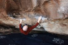 Bouldering in Hueco Tanks on 11/17/2019 with Blue Lizard Climbing and Yoga

Filename: SRM_20191117_1557470.jpg
Aperture: f/5.0
Shutter Speed: 1/250
Body: Canon EOS-1D Mark II
Lens: Canon EF 16-35mm f/2.8 L