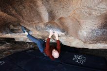 Bouldering in Hueco Tanks on 11/17/2019 with Blue Lizard Climbing and Yoga

Filename: SRM_20191117_1557510.jpg
Aperture: f/5.0
Shutter Speed: 1/250
Body: Canon EOS-1D Mark II
Lens: Canon EF 16-35mm f/2.8 L