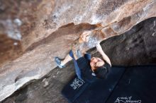 Bouldering in Hueco Tanks on 11/17/2019 with Blue Lizard Climbing and Yoga

Filename: SRM_20191117_1612391.jpg
Aperture: f/2.8
Shutter Speed: 1/250
Body: Canon EOS-1D Mark II
Lens: Canon EF 16-35mm f/2.8 L