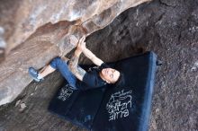 Bouldering in Hueco Tanks on 11/17/2019 with Blue Lizard Climbing and Yoga

Filename: SRM_20191117_1613111.jpg
Aperture: f/2.8
Shutter Speed: 1/250
Body: Canon EOS-1D Mark II
Lens: Canon EF 16-35mm f/2.8 L