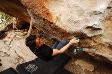 Bouldering in Hueco Tanks on 11/17/2019 with Blue Lizard Climbing and Yoga

Filename: SRM_20191117_1726561.jpg
Aperture: f/5.6
Shutter Speed: 1/250
Body: Canon EOS-1D Mark II
Lens: Canon EF 16-35mm f/2.8 L