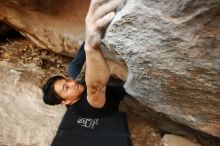 Bouldering in Hueco Tanks on 11/17/2019 with Blue Lizard Climbing and Yoga

Filename: SRM_20191117_1744070.jpg
Aperture: f/3.5
Shutter Speed: 1/250
Body: Canon EOS-1D Mark II
Lens: Canon EF 16-35mm f/2.8 L